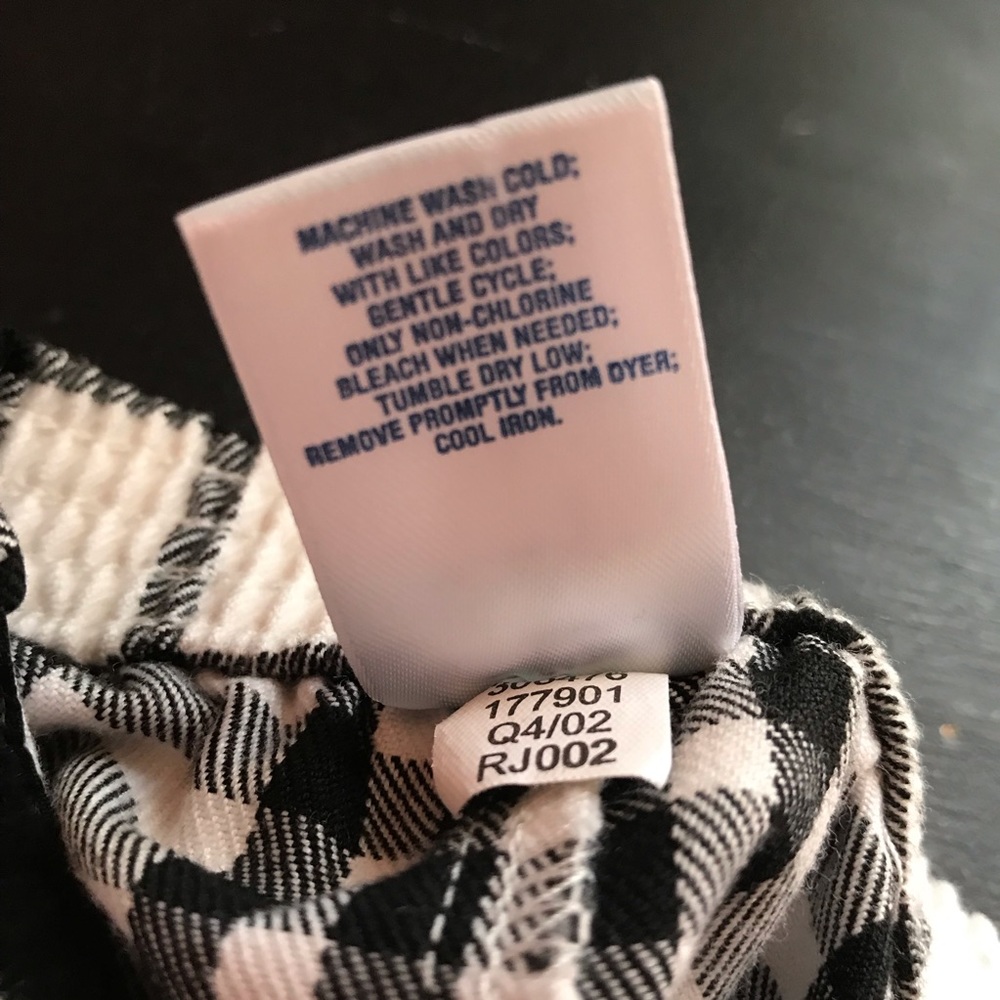 Old Navy Baby Black & White Plaid Skort 12-18M - Picture 4 of 8